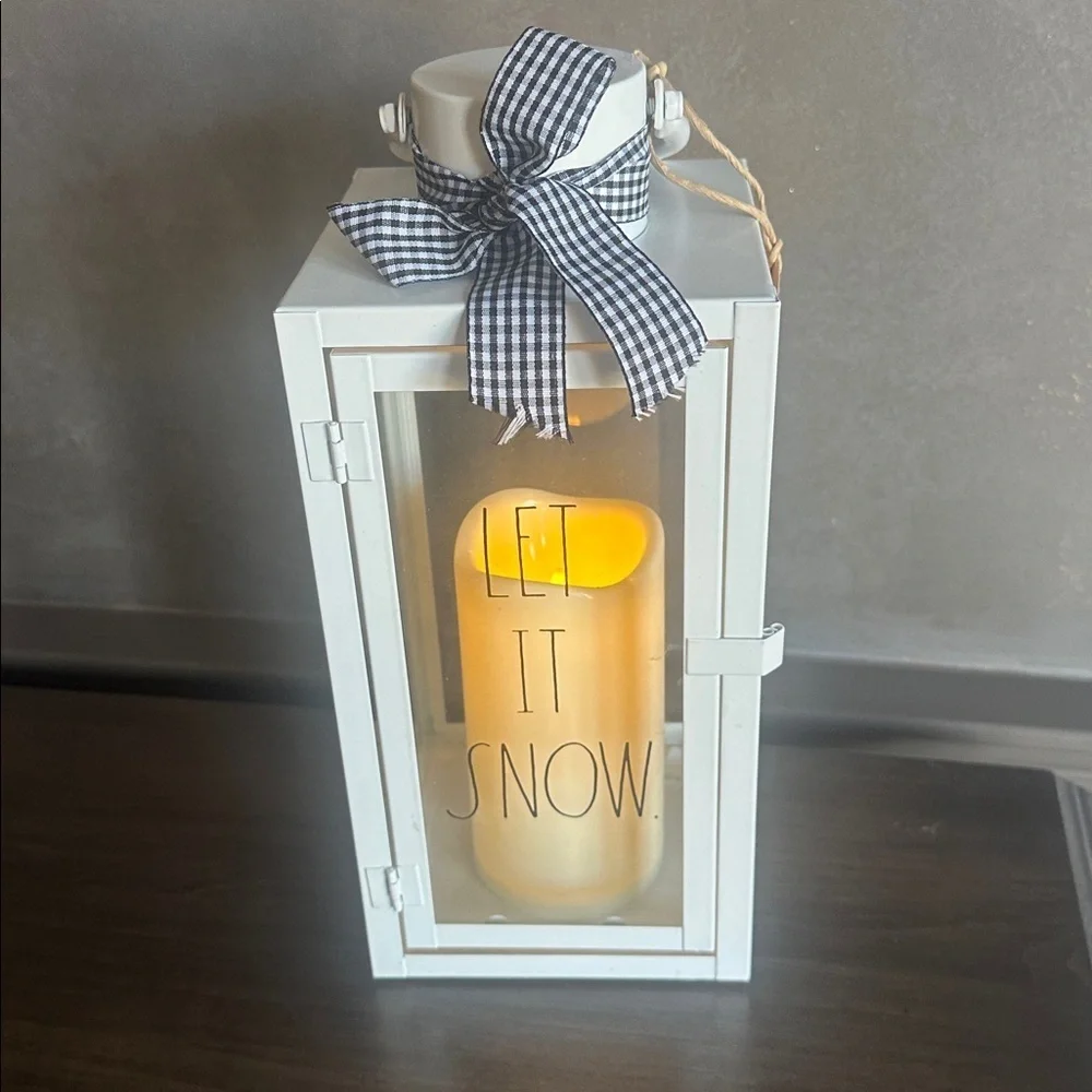 NWT Rae Dunn LED Flameless Candle Lantern